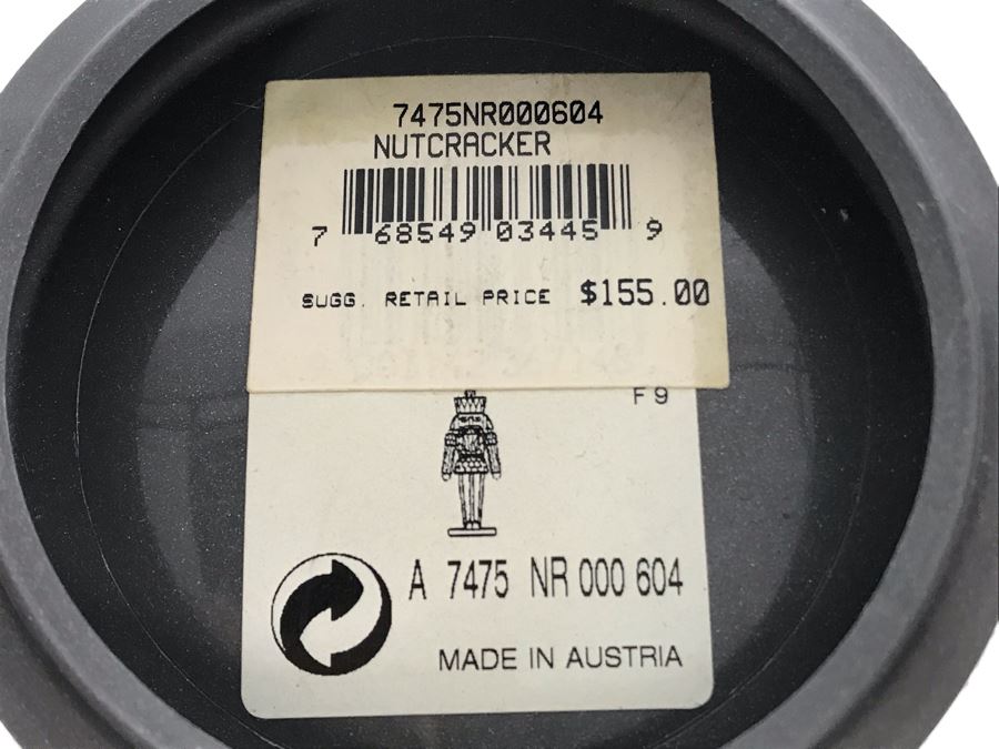 Swarovski Crystal Nutcracker Soldier 7475 With Original Box Retails $155 [Photo 8]