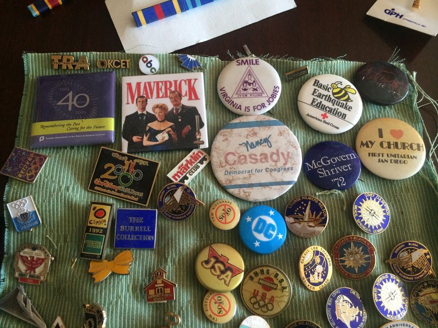 Huge Pin, Button, Ribbon Lot [Photo 6]