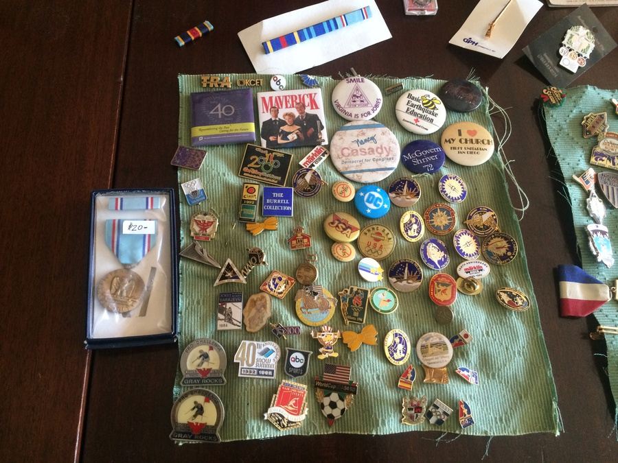 Huge Pin, Button, Ribbon Lot [Photo 2]