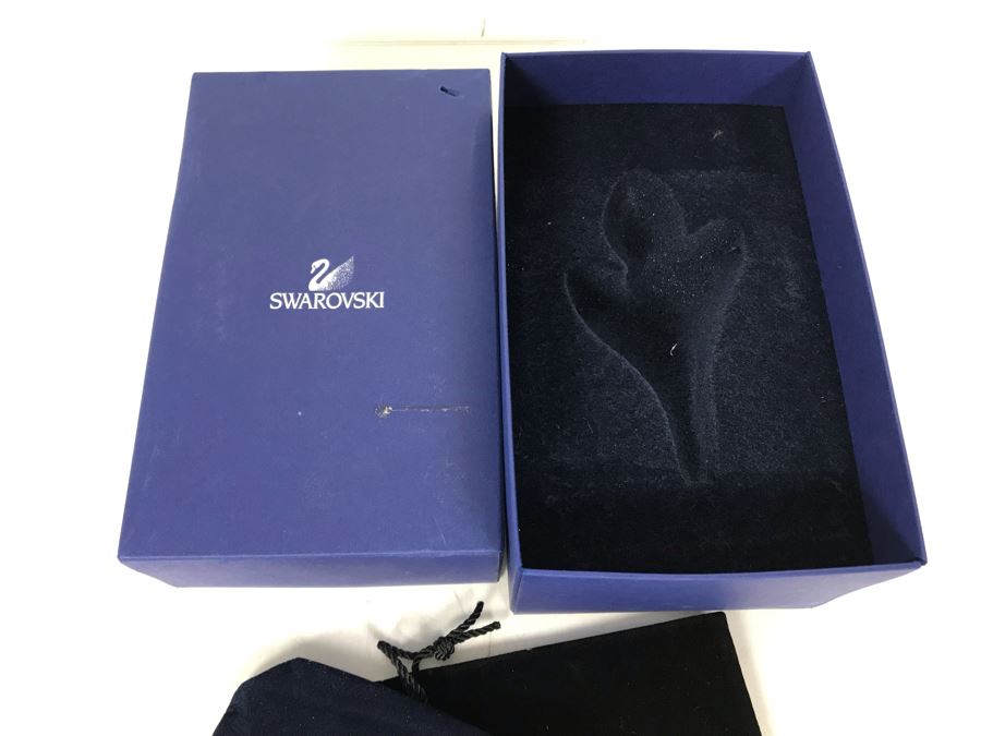 Swarovski Crystal Yellow Rose With Original Box [Photo 8]