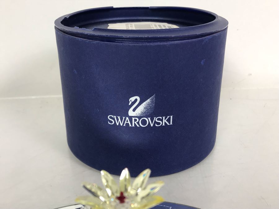 Swarovski Crystal Flowering Cactus With Original Box Retails $155 [Photo 12]