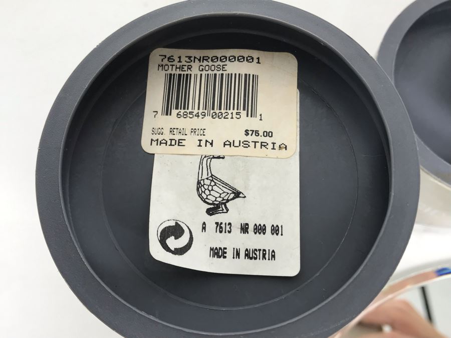 Set Of Four Swarovski Crystal Figurines Mother Goose, Harry Gosling, Geese With Original Boxes [Photo 10]