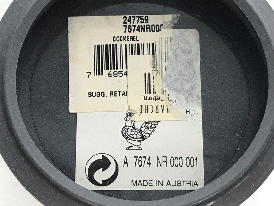 Swarovski Silver Crystal Rooster Cockerel Figurine 7674 With Original Box [Photo 7]