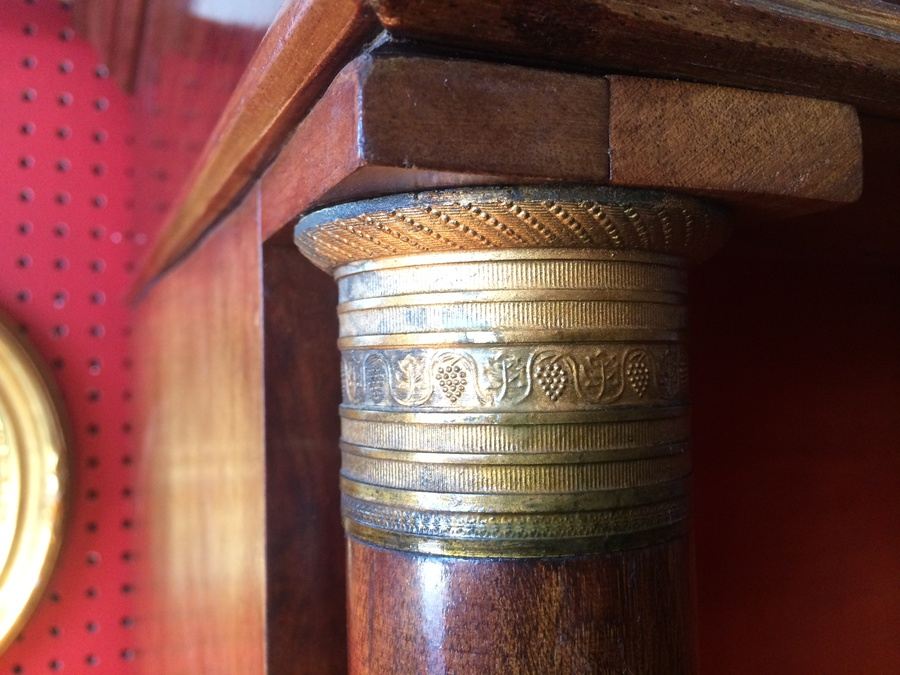 French Armoire Cabinet with Beveled Mirror and Drawer [Photo 13]