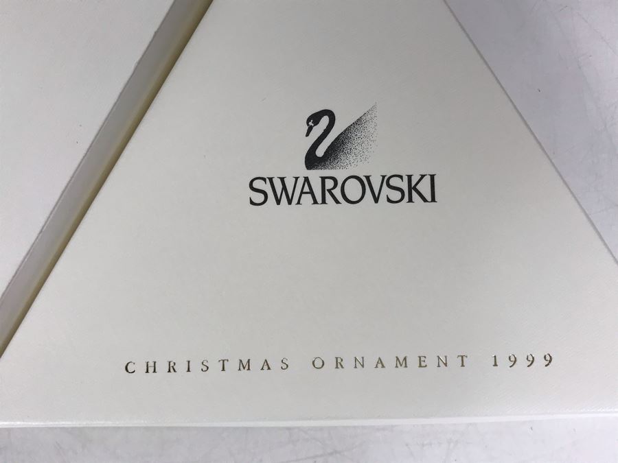 Rare Swarovski Christmas Ornament 1999 With Original Box Selling Online Between $100-$200 [Photo 5]