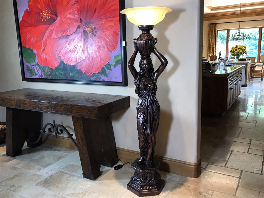 Young Maiden Torchiere Floor Lamp By Pacific Coast Lighting [Photo 3]