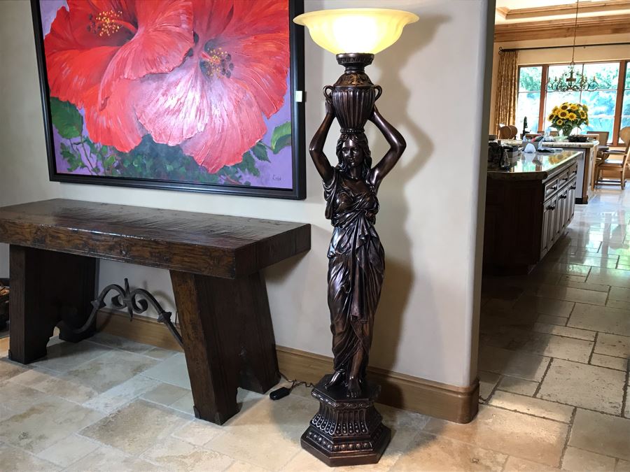 Young Maiden Torchiere Floor Lamp By Pacific Coast Lighting [Photo 4]