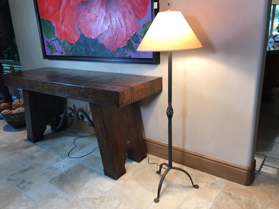 Custom Wrought Iron Floor Lamp [Photo 2]