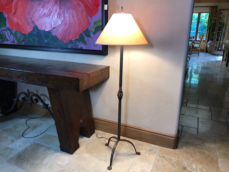 Custom Wrought Iron Floor Lamp [Photo 6]