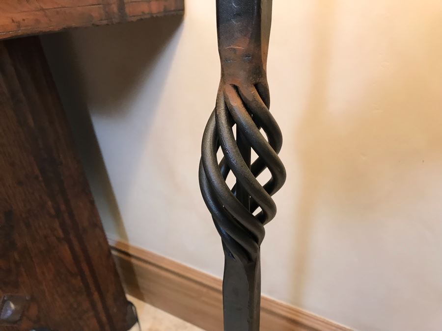 Custom Wrought Iron Floor Lamp [Photo 3]