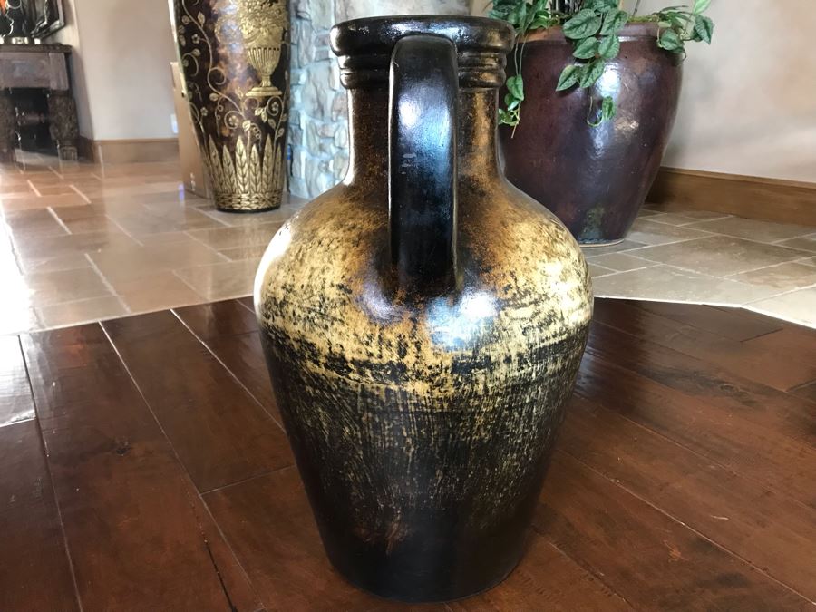 Large Decorative Antique Italian Style Jug Vino Rosso 1818 16W X 25H Retails $230 [Photo 5]