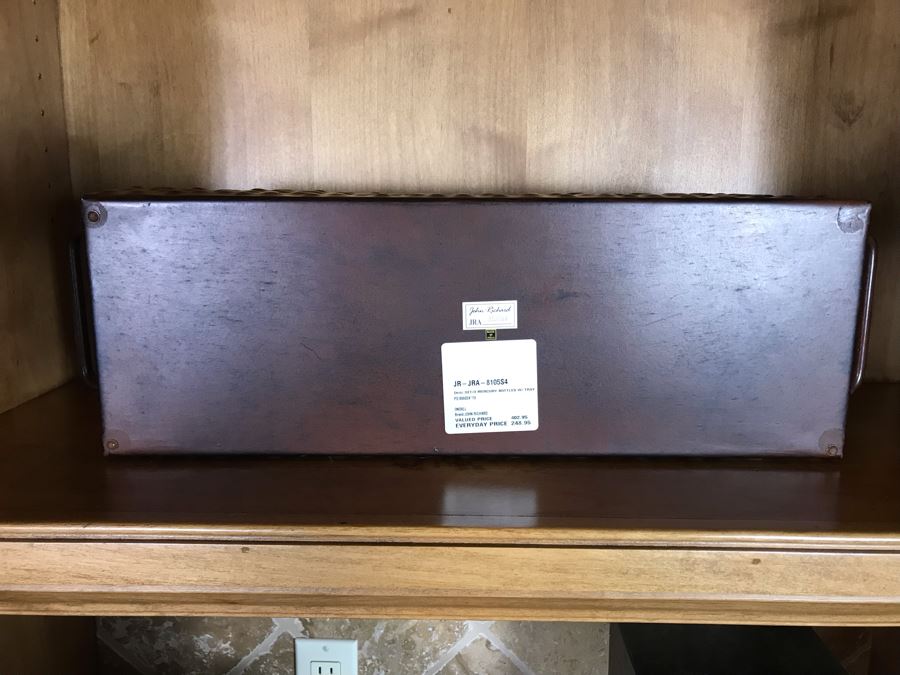 John-Richard Set Of Three Mercury Bottles With Tray Retails $340 [Photo 8]