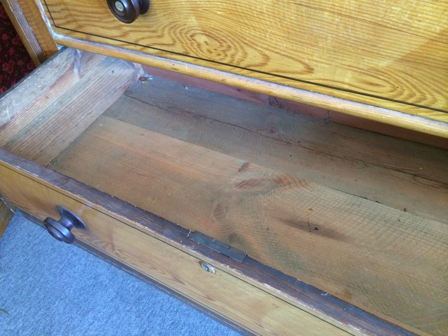 90' Long Faux Finish Pine Piece Late 19th Century European [Photo 3]