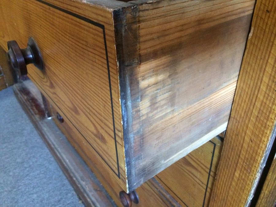 90' Long Faux Finish Pine Piece Late 19th Century European [Photo 11]