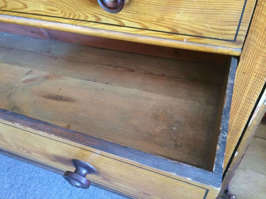 90' Long Faux Finish Pine Piece Late 19th Century European [Photo 13]