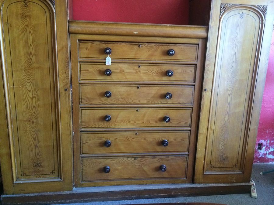 90' Long Faux Finish Pine Piece Late 19th Century European [Photo 4]