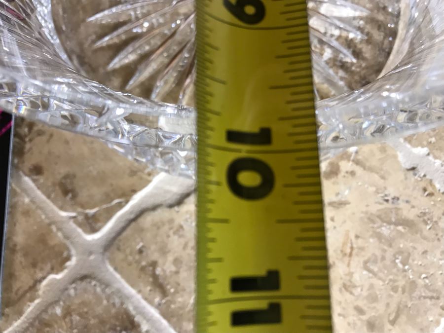 New Waterford Crystal Lisomore Diamond 10in Lead Crystal Bowl With Original Tags Retails $350 [Photo 7]