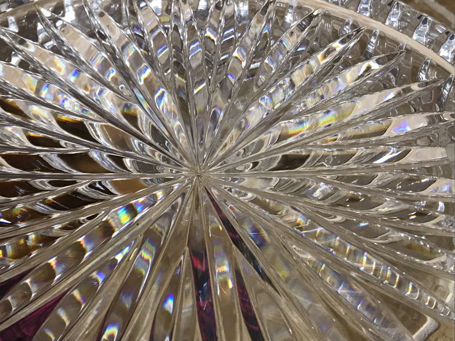 New Waterford Crystal Lisomore Diamond 10in Lead Crystal Bowl With Original Tags Retails $350 [Photo 10]
