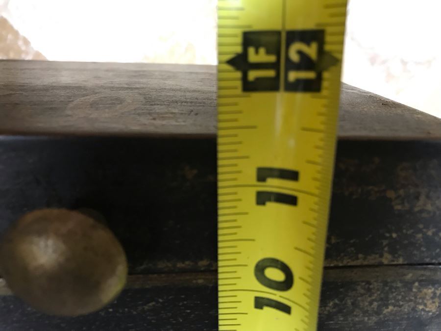 Pair Of Wooden Hinged Painted Boxes (Large Is 8W X 7D X 11.5H) Retails $110 [Photo 9]