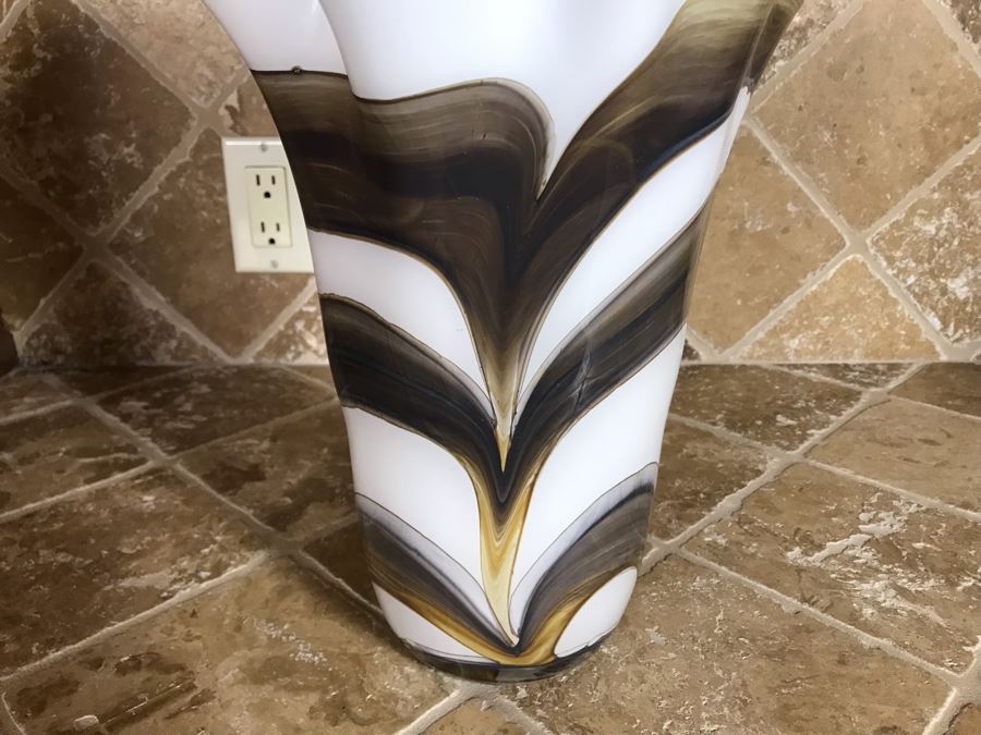 Art Glass Vase 15H [Photo 4]