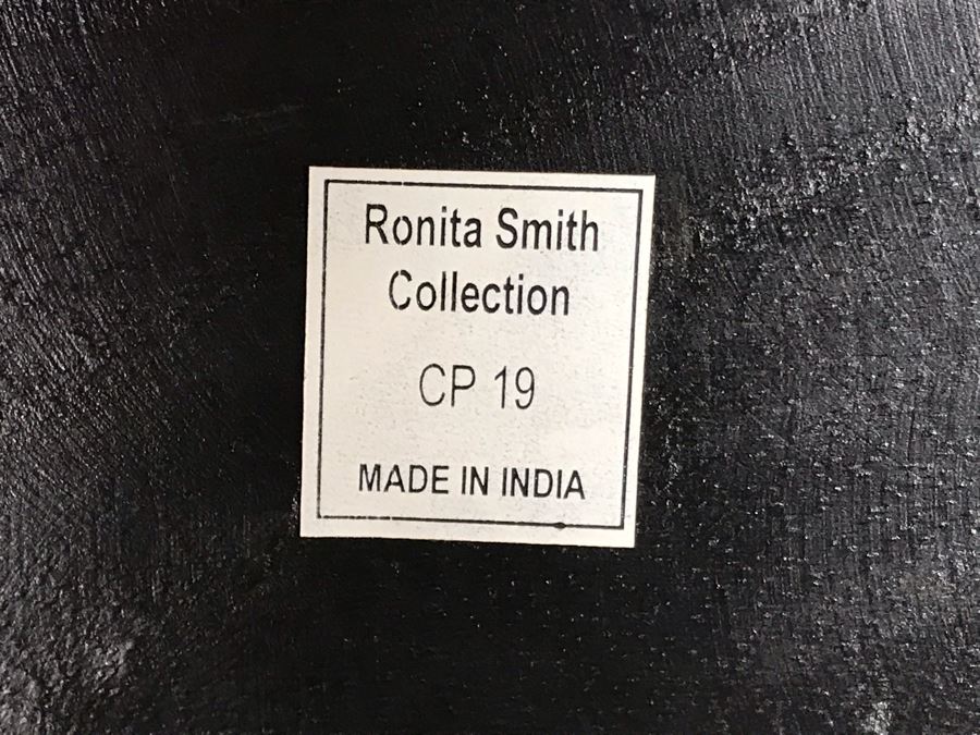 Copper And Brass Decorative Hinged Box With Peacock Finial From Ronita Smith Collection 16W X 16D X 15H Retails $199 [Photo 11]