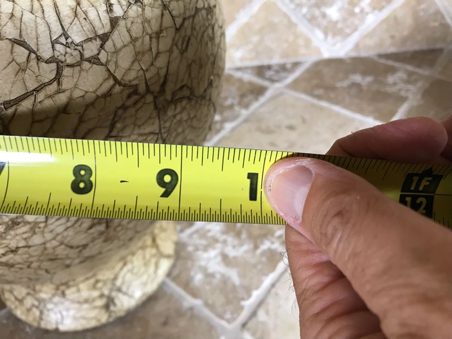 Decorative Crackled Vase 10W X 13H [Photo 5]