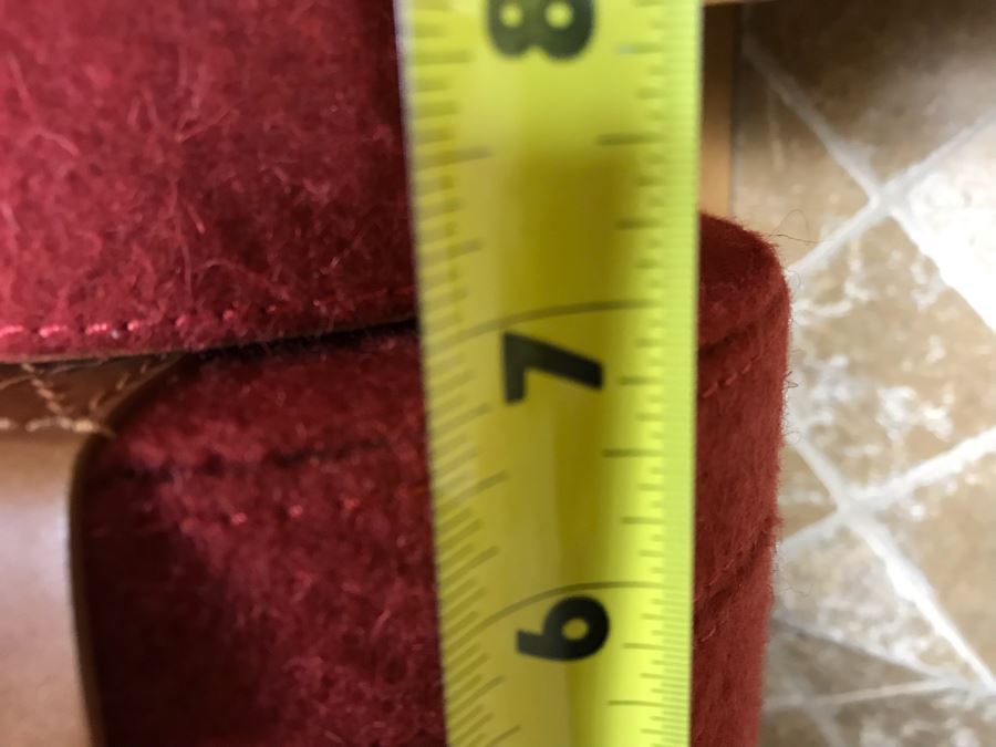 Set Of Three Pomegranate Felt Nesting Boxes By Lazy Susan (8H, 7H, 5.5H) Retails $230 Plus Decorative Skeleton Keys On Ring [Photo 8]