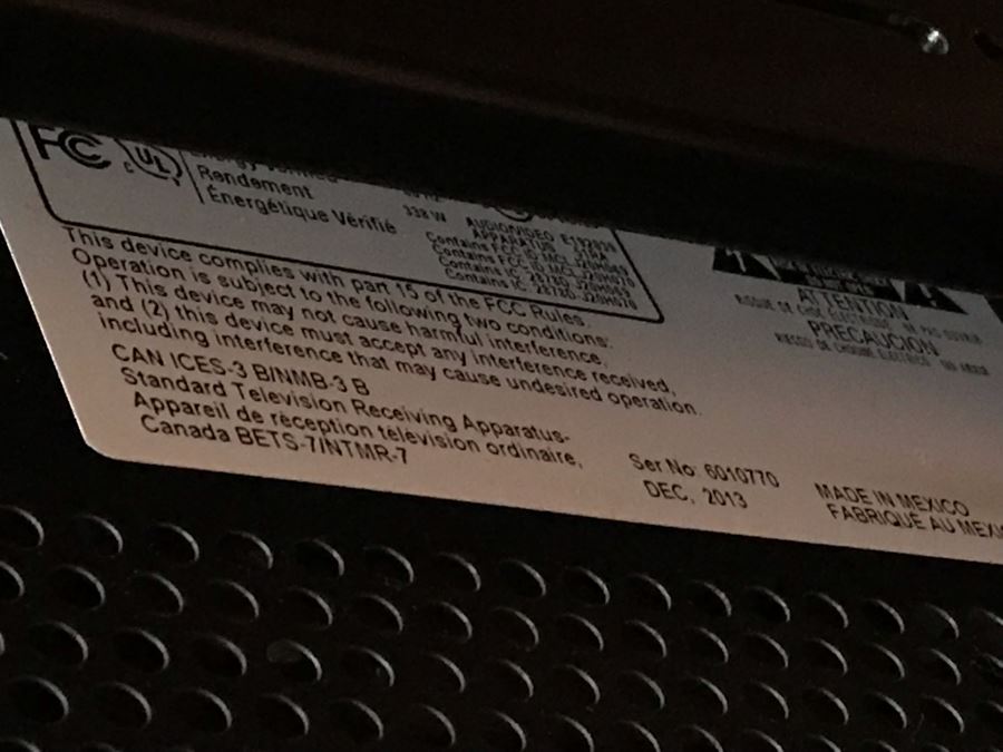 SONY BRAVIA 65' LCD TV Model XBR-65X850A With TV Stand, Four 3-D Glasses And Remote Control [Photo 16]