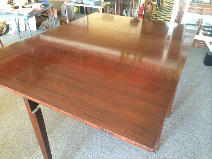 Large Dining Room Gateleg Table with Beautiful Inlay Work [Photo 12]