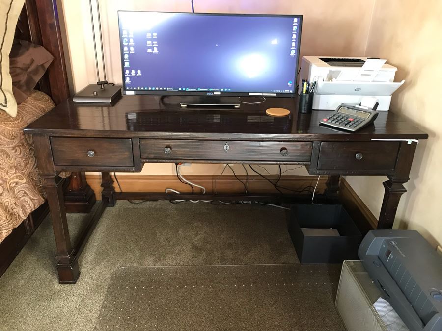 Bernhardt Wooden Desk 62W X 32D X 31H Retails $1,250 [Photo 3]