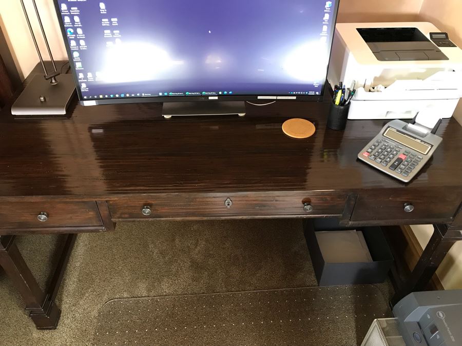 Bernhardt Wooden Desk 62W X 32D X 31H Retails $1,250 [Photo 8]