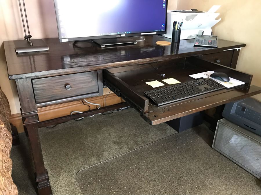 Bernhardt Wooden Desk 62W X 32D X 31H Retails $1,250 [Photo 12]