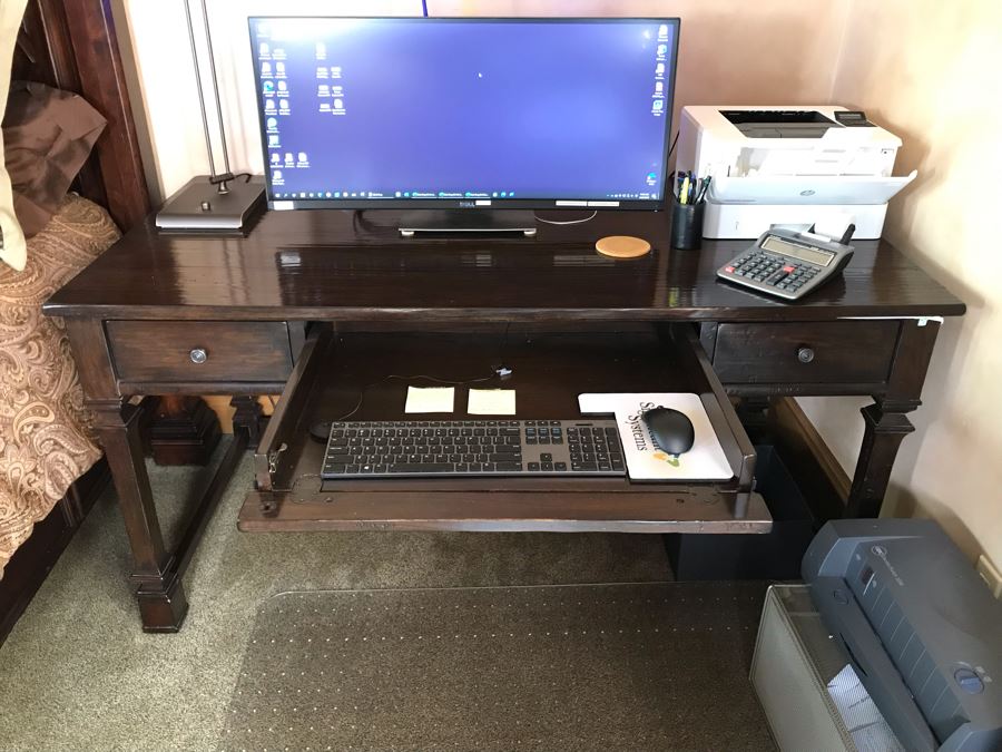 Bernhardt Wooden Desk 62W X 32D X 31H Retails $1,250 [Photo 11]