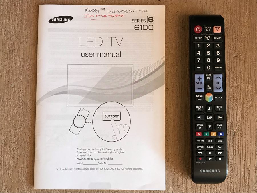 SAMSUMG 60' LED HDTV Model UN60ES6100 With Wall Mounting Hardware And Remote Control (Does Not Include Soundbar) [Photo 4]