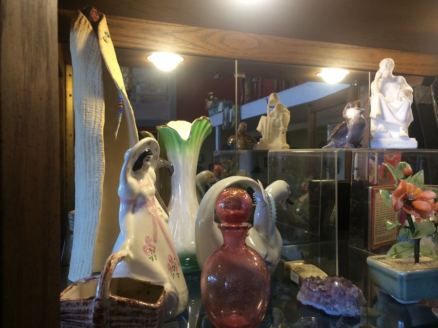 Entire Contents of Tall Display Case Lot (Antique Store Moving) [Photo 4]