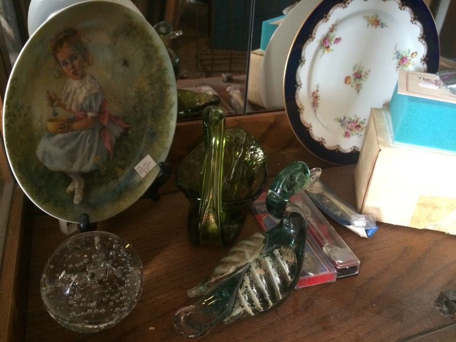 Entire Contents of Tall Display Case Lot (Antique Store Moving) [Photo 31]