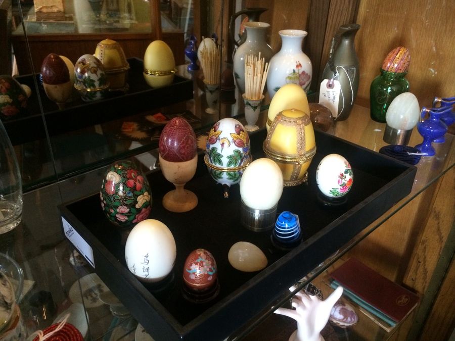 Entire Contents of Tall Display Case Lot (Antique Store Moving) [Photo 3]