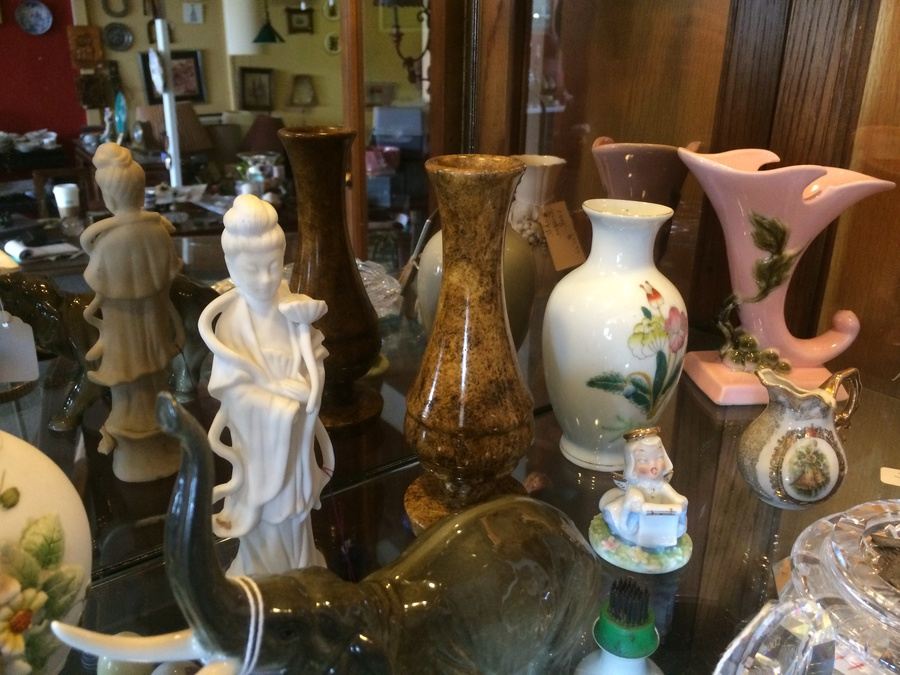 Entire Contents of Tall Display Case Lot (Antique Store Moving) [Photo 17]