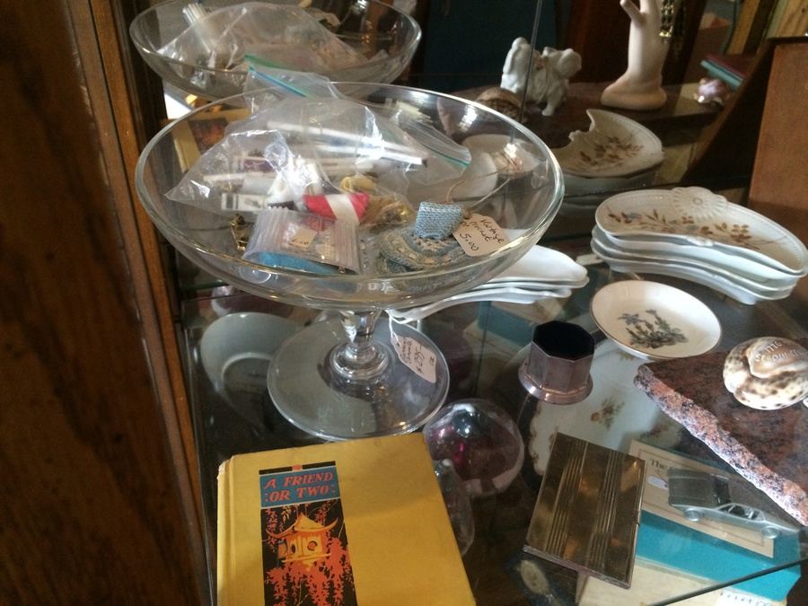 Entire Contents of Tall Display Case Lot (Antique Store Moving) [Photo 24]