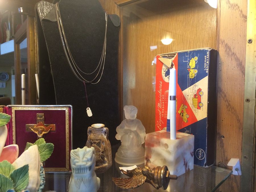 Entire Contents of Tall Display Case Lot (Antique Store Moving) [Photo 12]