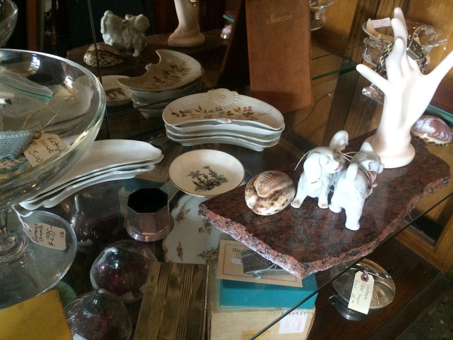 Entire Contents of Tall Display Case Lot (Antique Store Moving) [Photo 25]