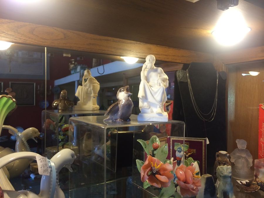 Entire Contents of Tall Display Case Lot (Antique Store Moving) [Photo 8]