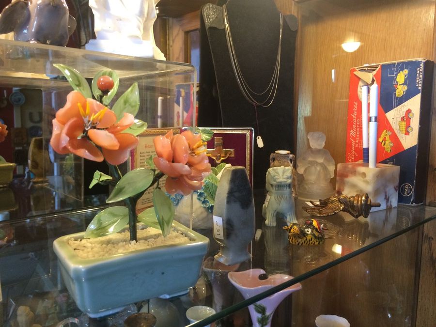 Entire Contents of Tall Display Case Lot (Antique Store Moving) [Photo 9]