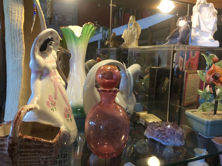 Entire Contents of Tall Display Case Lot (Antique Store Moving) [Photo 5]