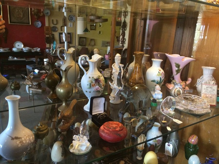 Entire Contents of Tall Display Case Lot (Antique Store Moving) [Photo 13]