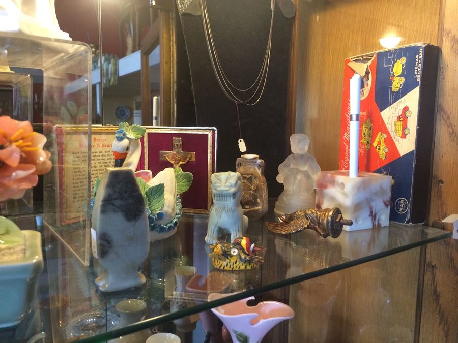 Entire Contents of Tall Display Case Lot (Antique Store Moving) [Photo 10]