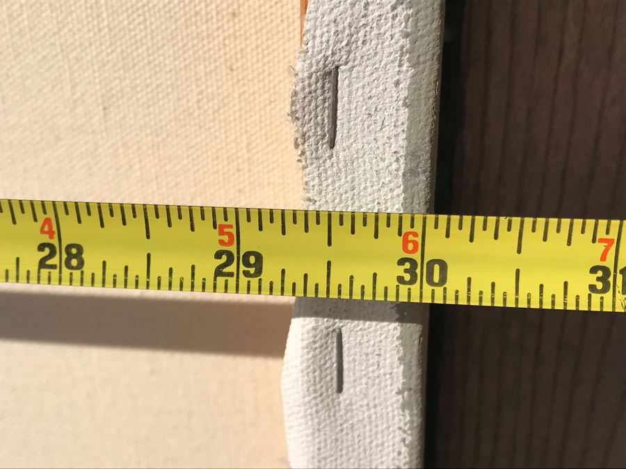 Original Jean Klafs Abstract Expressionist Painting On Canvas Titled 'Abstract' 30 X 40 [Photo 10]