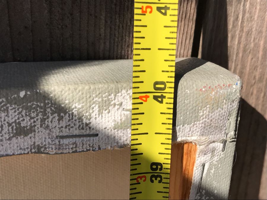 Original Jean Klafs Abstract Expressionist Painting On Canvas Titled 'Abstract' 30 X 40 [Photo 11]