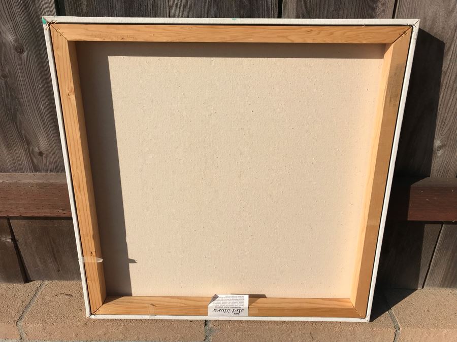 Original Jean Klafs Abstract Expressionist Mixed Media Painting On Canvas 24 X 24 [Photo 9]