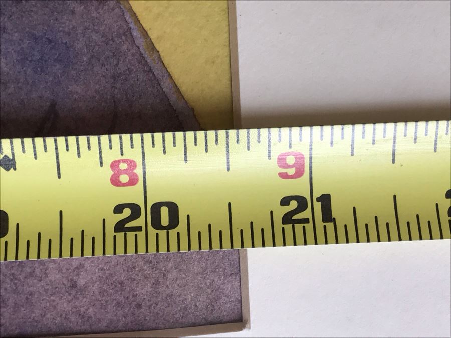 Original Jean Klafs Abstract Expressionist Framed Watercolor Painting On Paper Titled 'Valley Of The Kings' 20.5 X 14 [Photo 10]